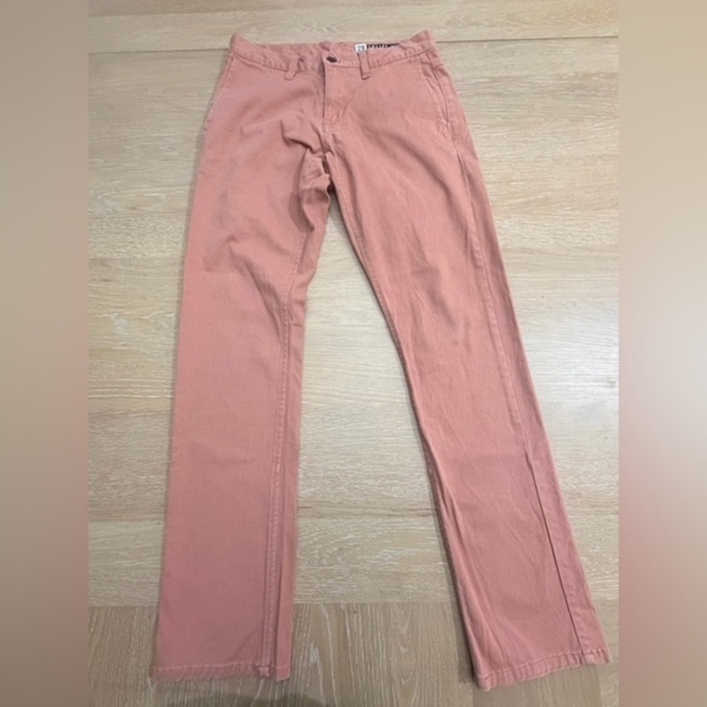 Empyre Straight Leg Jeans in Dusty Rose Pink
